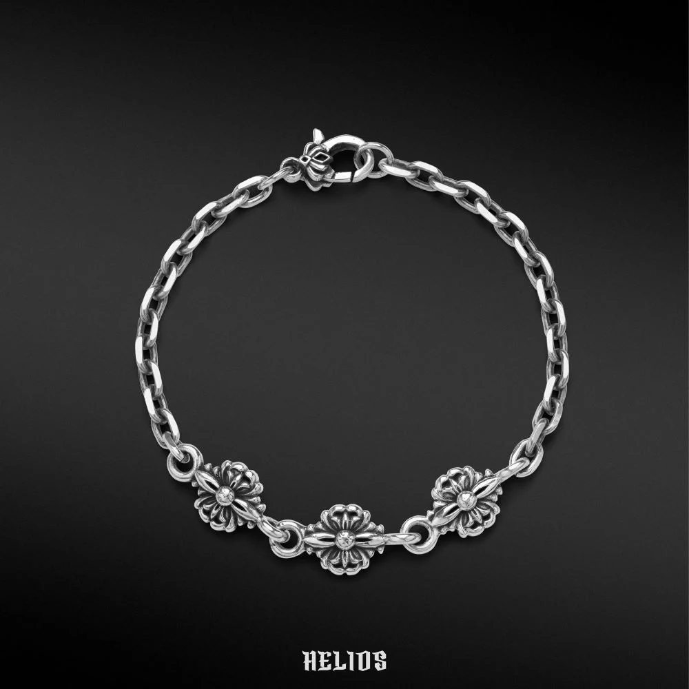 Arden Sunflower Chain Helios Silver