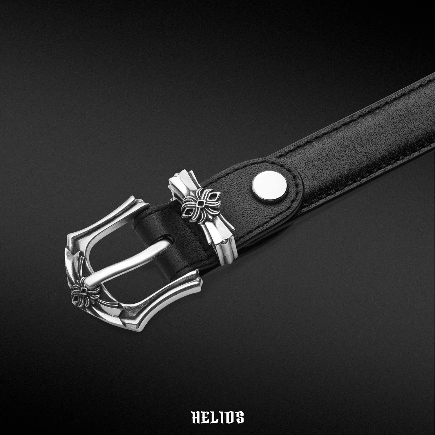 Belt Scottish Black Silver - Image 4