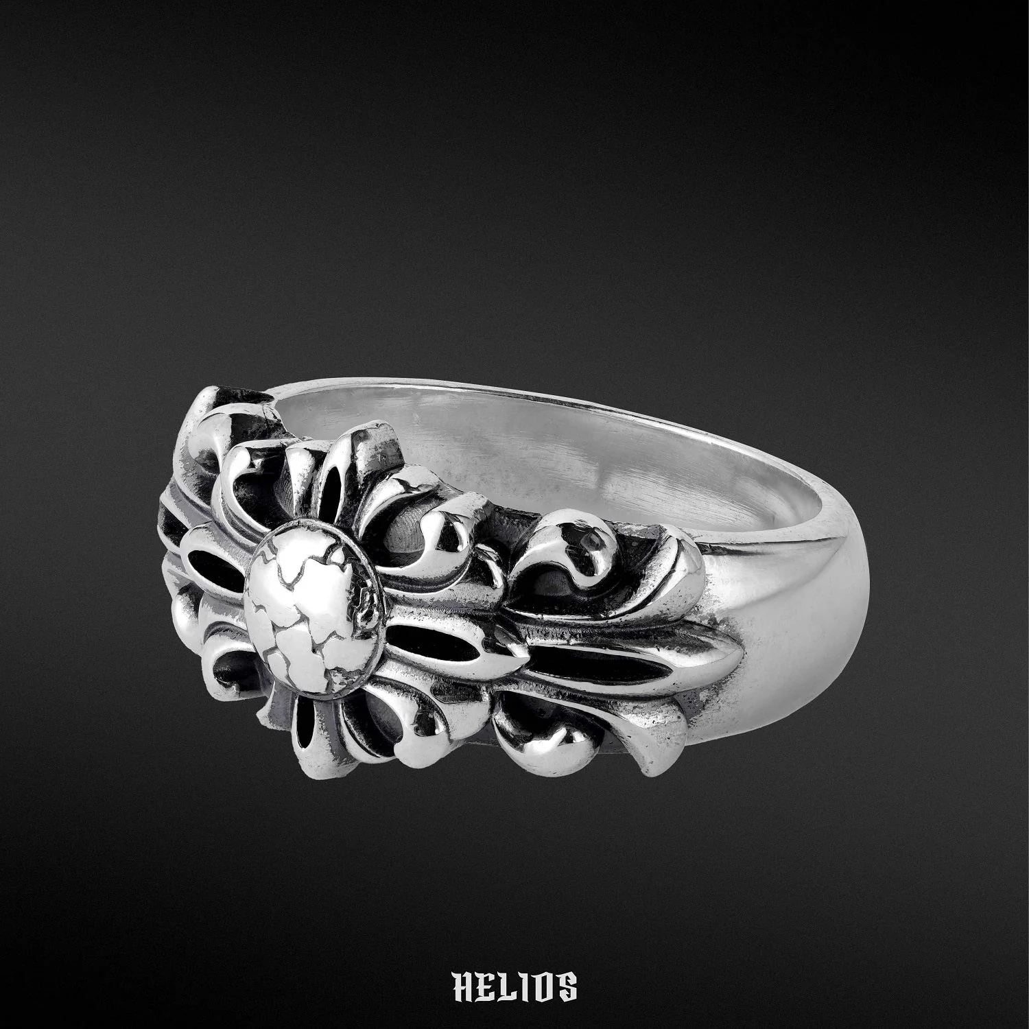 Borneo Sunflower Black Silver - Image 3