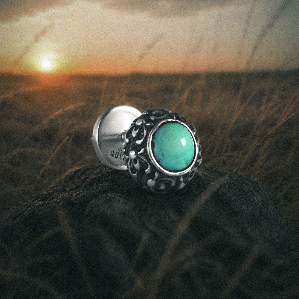 Khuvsgul Sunflower Stud Helios Silver - Image 3