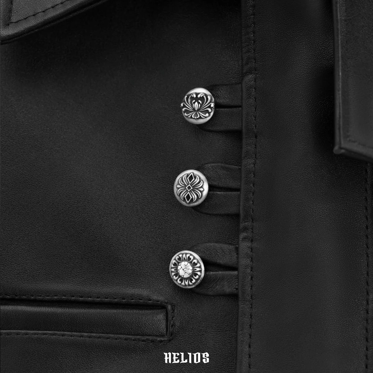 Men Armor Leather Jacket Helios X T-Project - Image 9