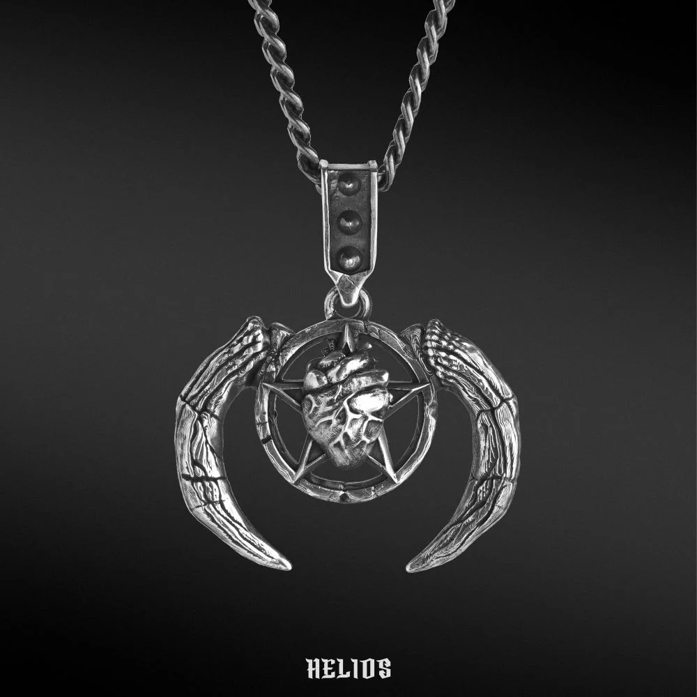 Minotaur Heart Pendant