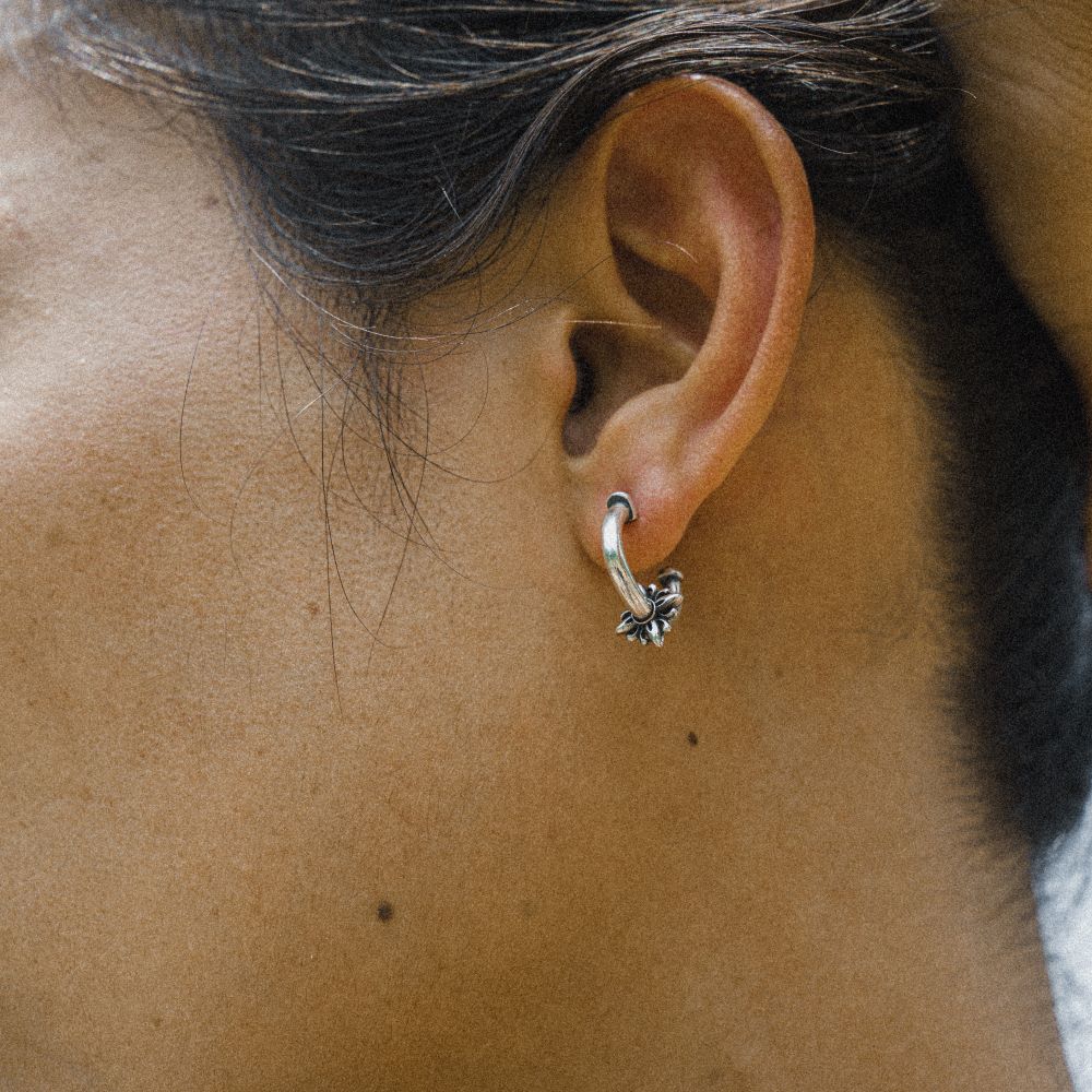 Yakushima Earring Helios Silver - Image 2