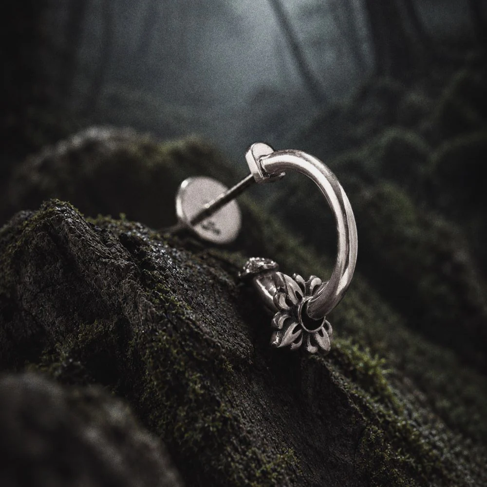 Yakushima Earring Helios Silver - Image 3