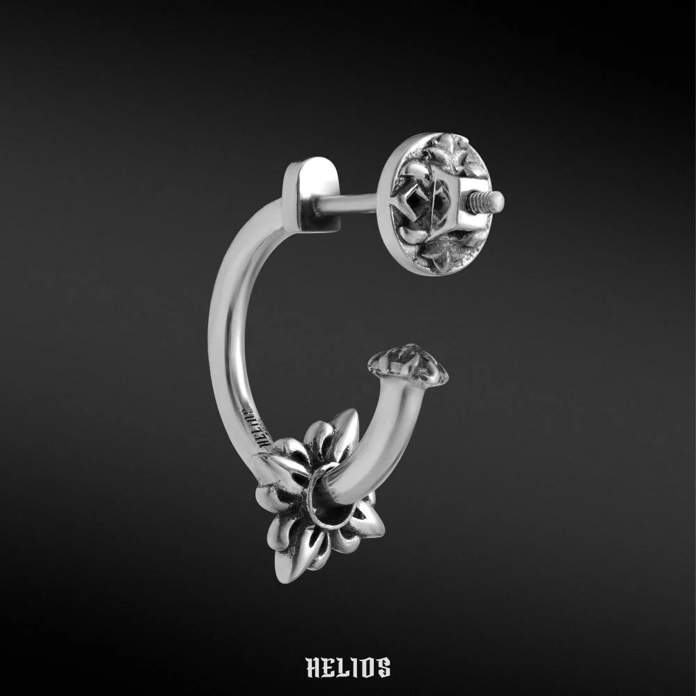 Yakushima Earring Helios Silver - Image 4