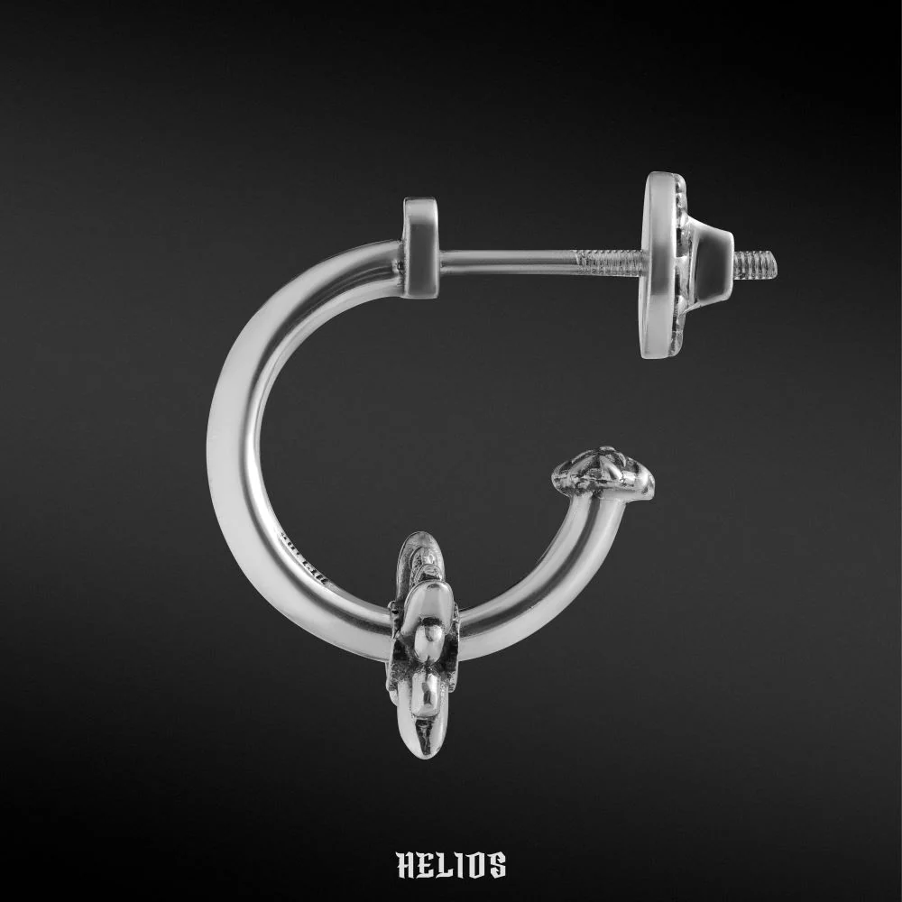 Yakushima Earring Helios Silver - Image 5